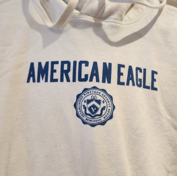American Eagle Outfitters Soft White Hoodie - Picture 2 of 4